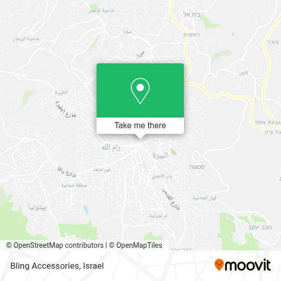 Bling Accessories map