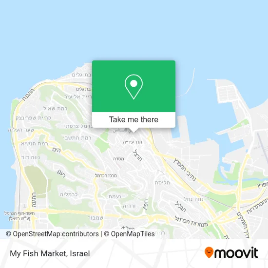 My Fish Market map