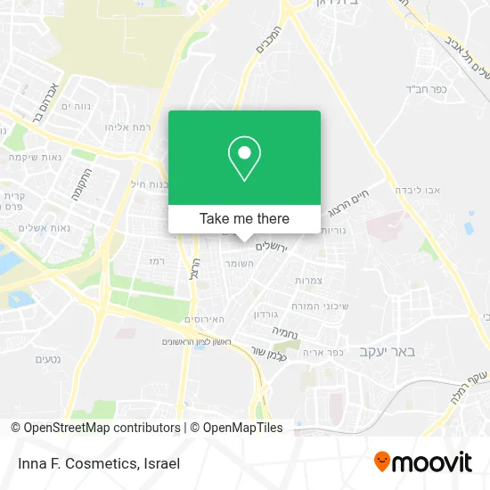 Inna F. Cosmetics map