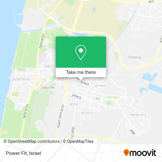 Power Fit map