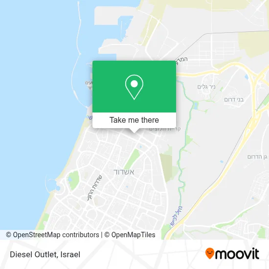Diesel Outlet map