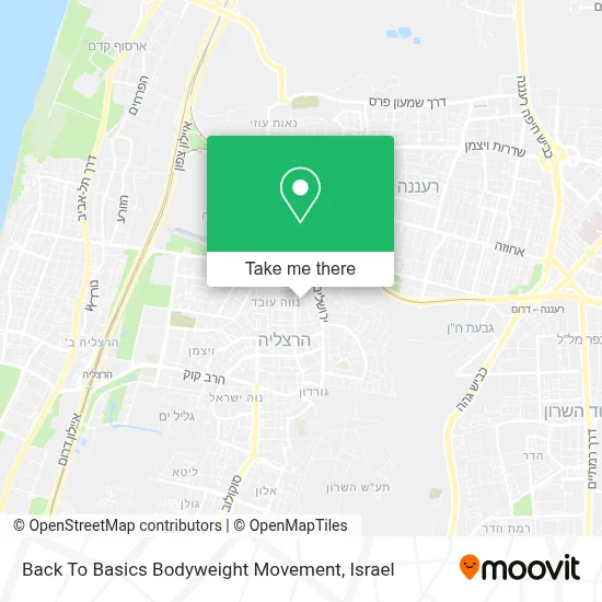 Back To Basics Bodyweight Movement map
