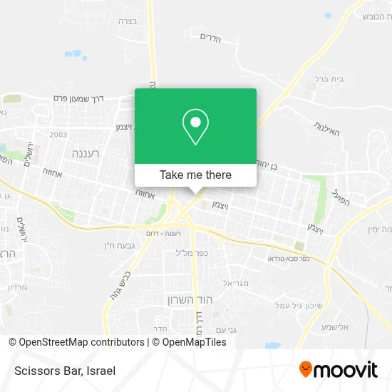 Scissors Bar map