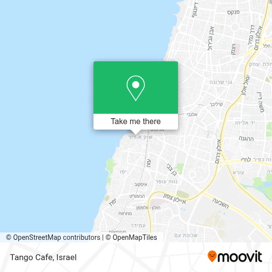 Tango Cafe map