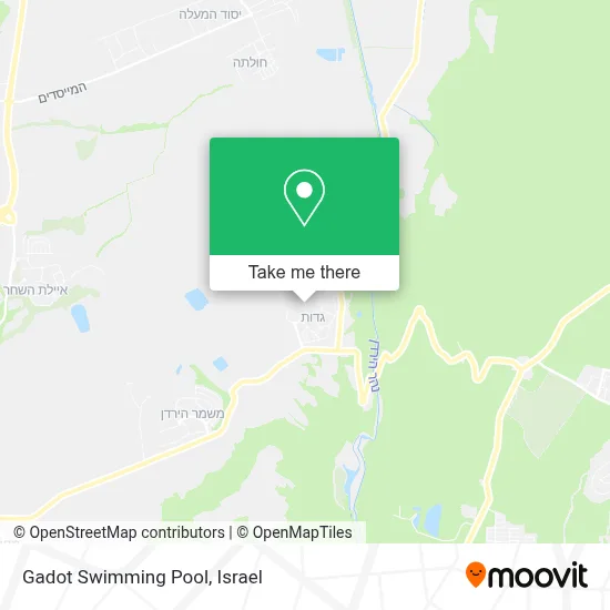 Gadot Swimming Pool map