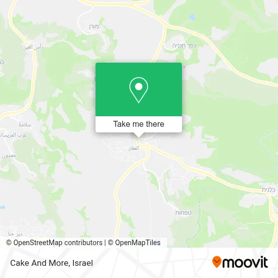Cake And More map