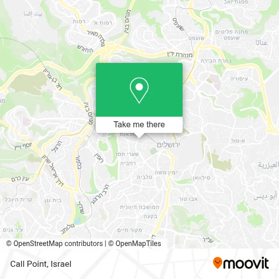 Call Point map
