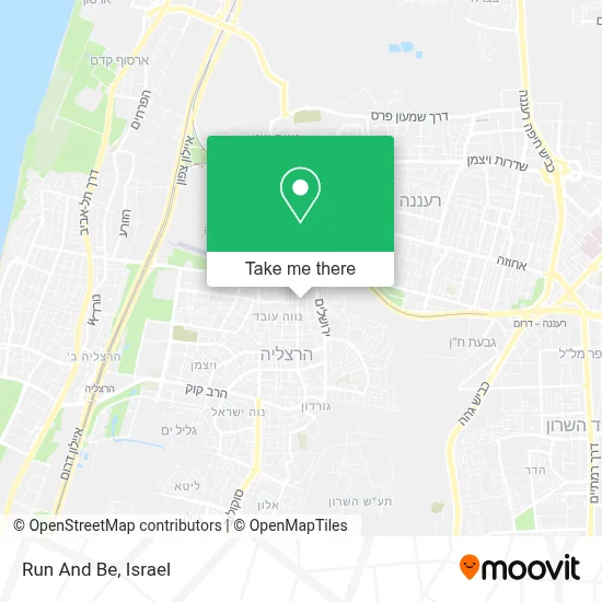 Run And Be map