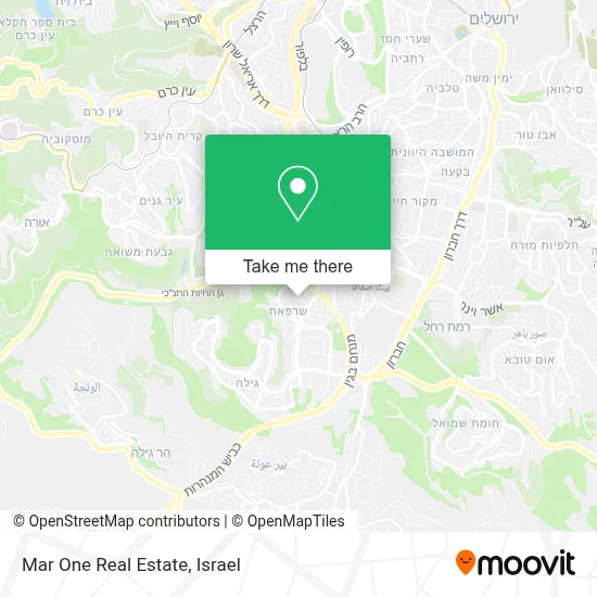 Mar One Real Estate map