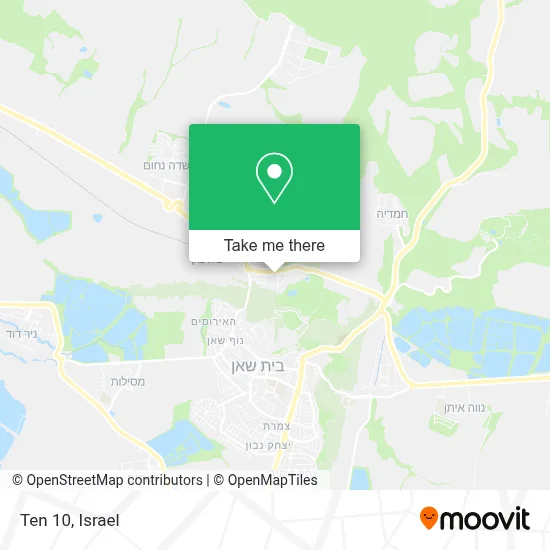 Ten 10 map
