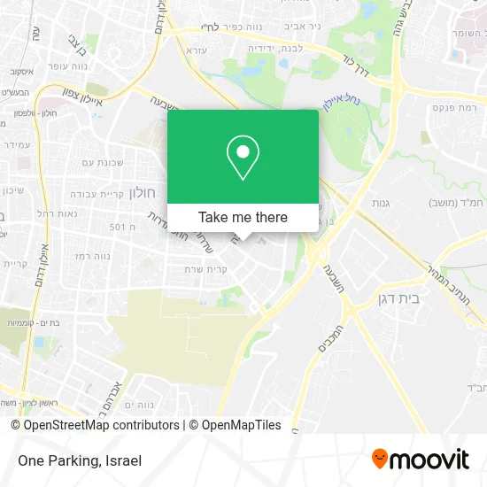 One Parking map