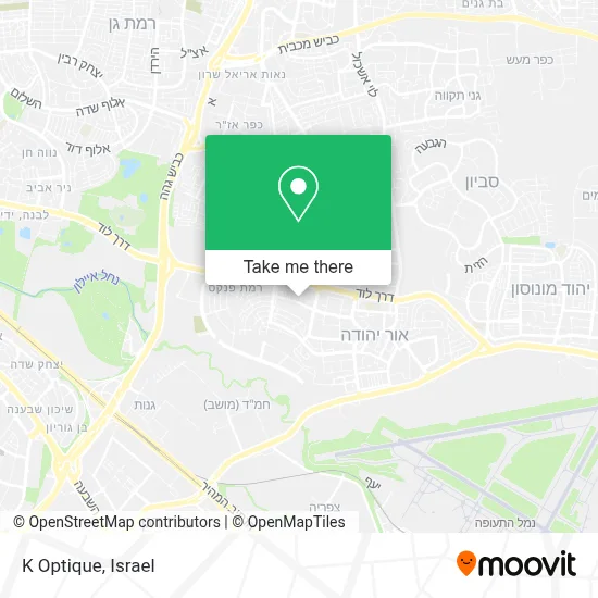 K Optique map