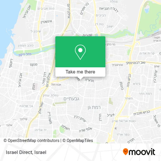 Israel Direct map