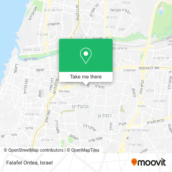 Falafel Ordea map