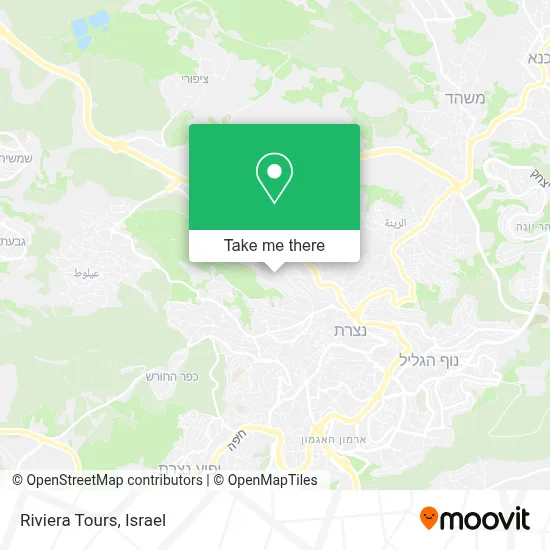 Riviera Tours map