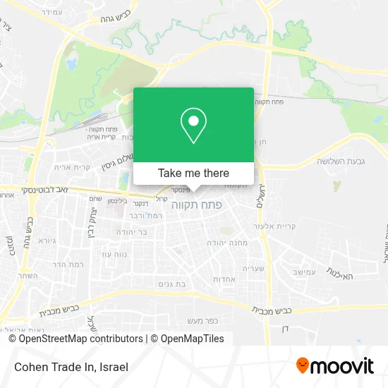 Cohen Trade In map