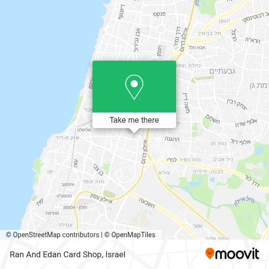 Ran And Edan Card Shop map
