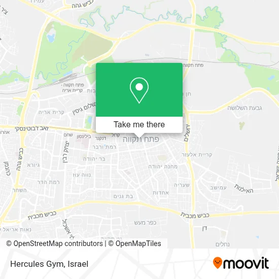 Hercules Gym map