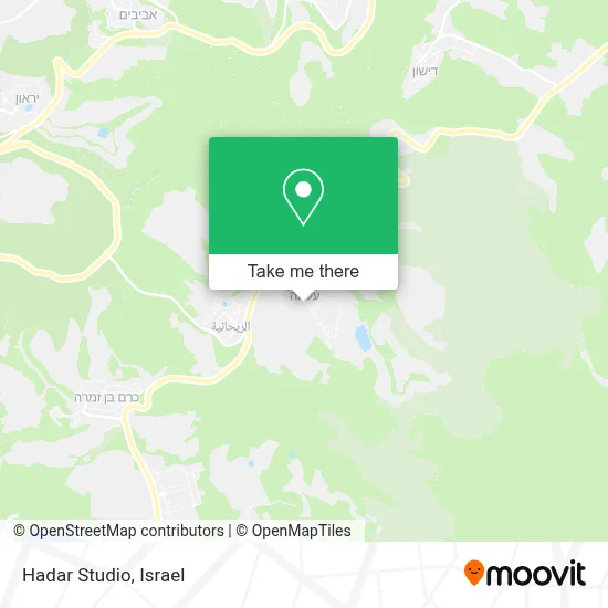 Hadar Studio map