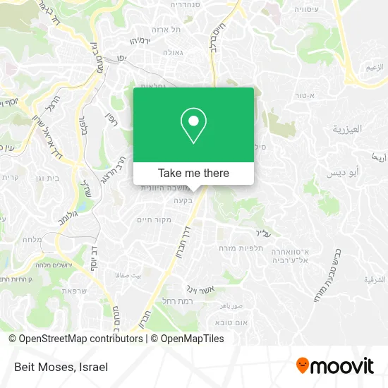 Beit Moses map