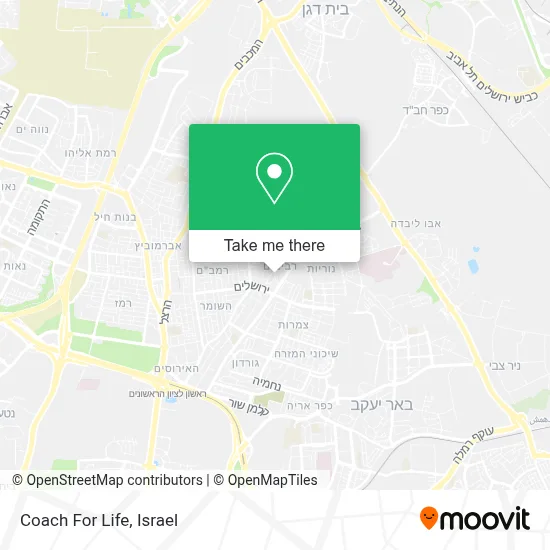 Coach For Life map