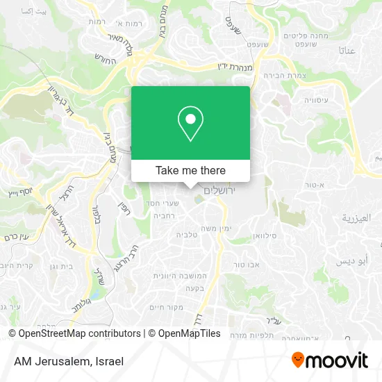 AM Jerusalem map