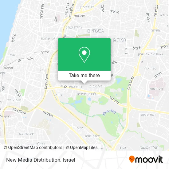 New Media Distribution map