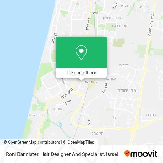 Roni Bannister, Hair Designer And Specialist map