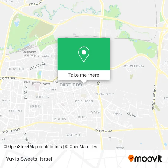 Yuvi's Sweets map