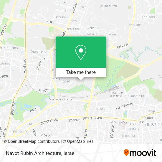 Navot Rubin Architecture map