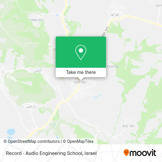 Record - Audio Engineering School map