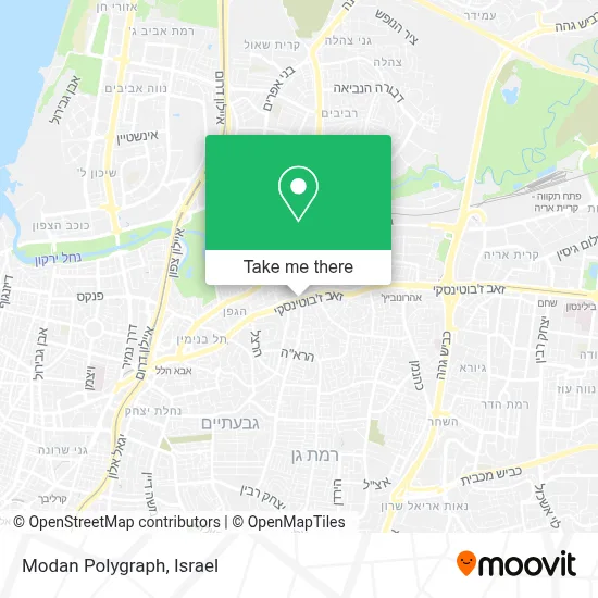 Modan Polygraph map