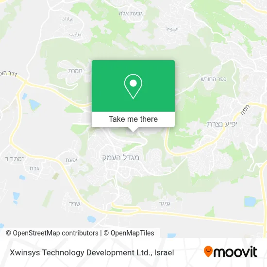 Xwinsys Technology Development Ltd. map