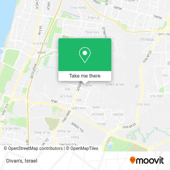 Divan's map