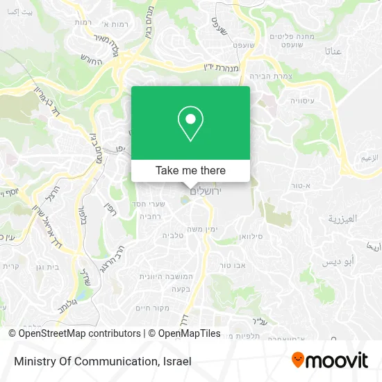 Ministry Of Communication map