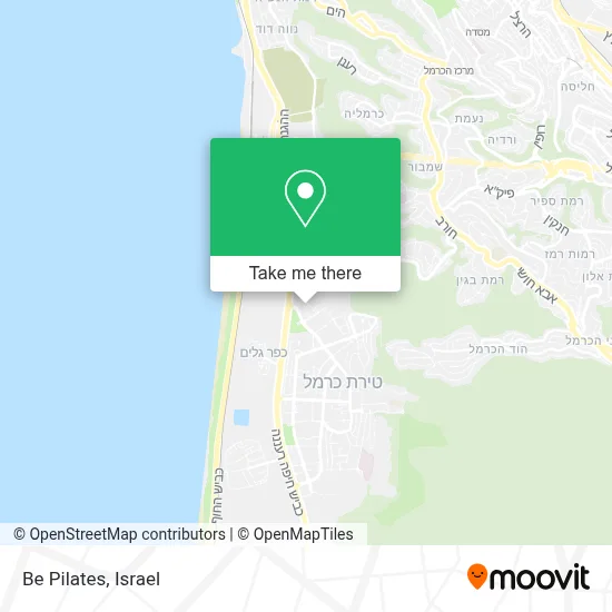 Be Pilates map
