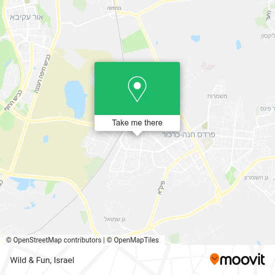Wild & Fun map