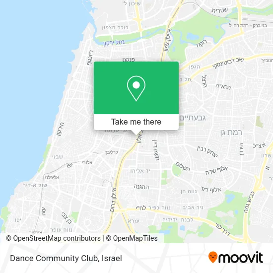 Dance Community Club map