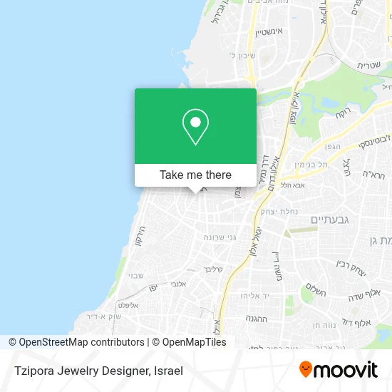Tzipora Jewelry Designer map