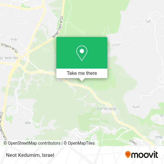 Neot Kedumim map