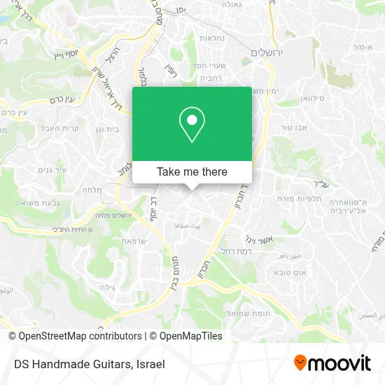 DS Handmade Guitars map
