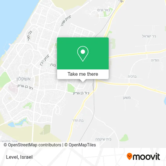 Level map