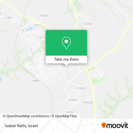 Isabel Nails map