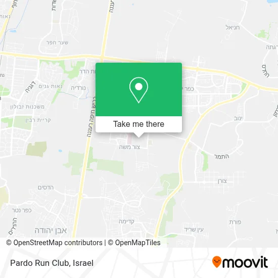 Pardo Run Club map