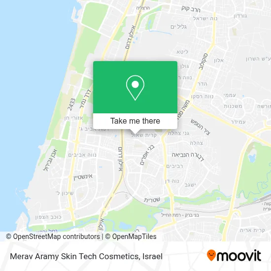 Merav Aramy Skin Tech Cosmetics map