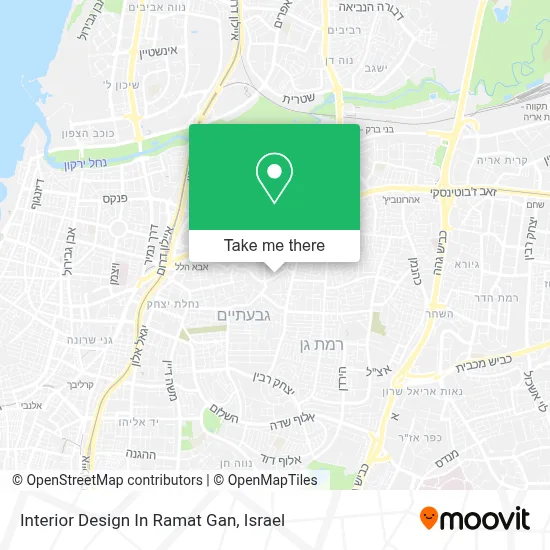Interior Design In Ramat Gan map