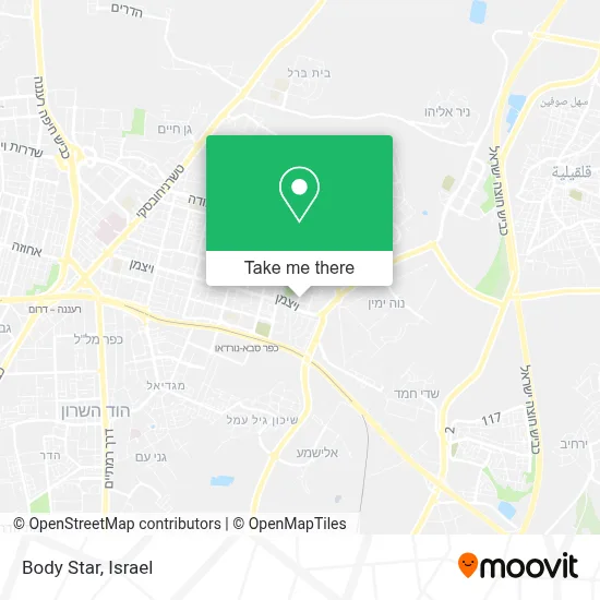 Body Star map