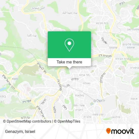 Genazym map