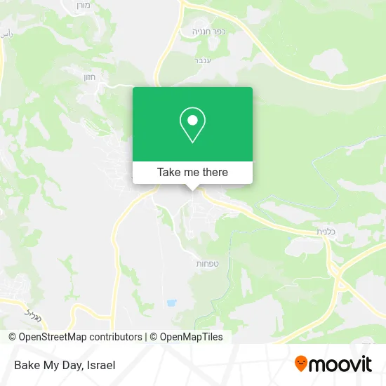 Bake My Day map