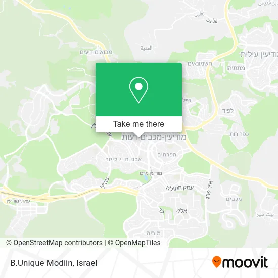 B.Unique Modiin map